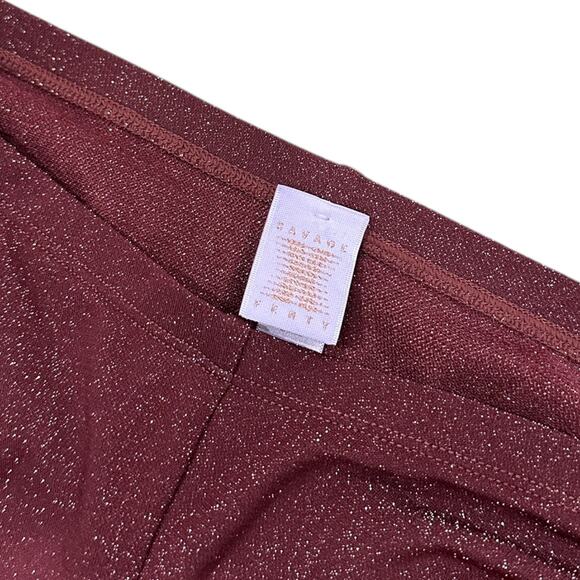 Savage X Fenty Rianna Sleep & Shine Set in Metallic Maroon - Picture 9 of 12